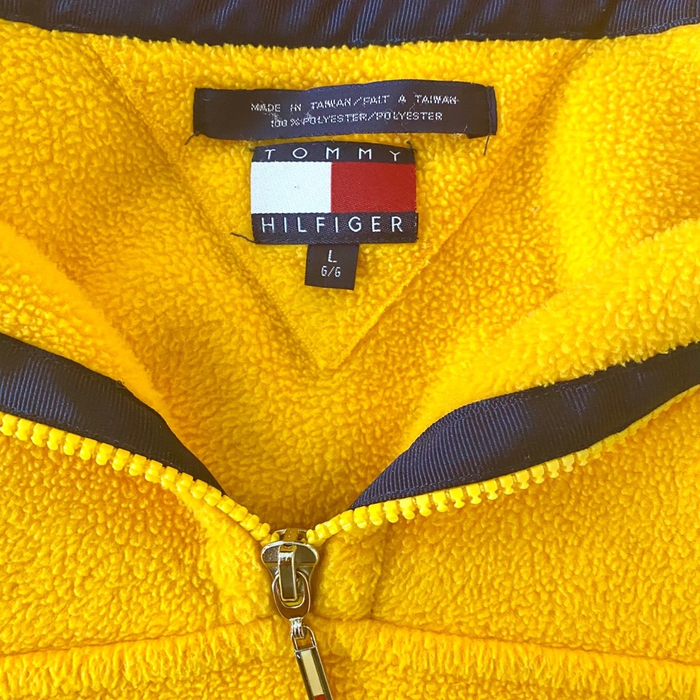 Vintage Tommy Hilfiger quarter zip pullover thrift - Picture 2 of 3